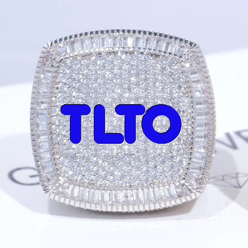 CUSTOM LETTER 3D ICED RING