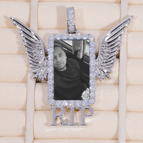 RIP WING 3D CUSTOM PICTURE PENDANT