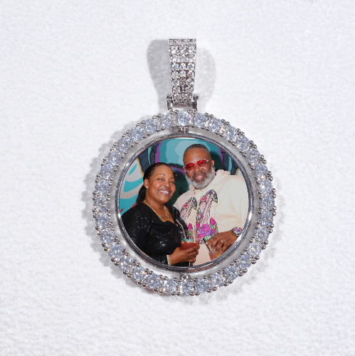 3D Spinning 2-Faced Custom Picture Pendant