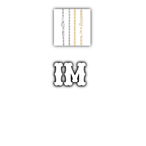 Custom Letters Freibeuter Font Necklace