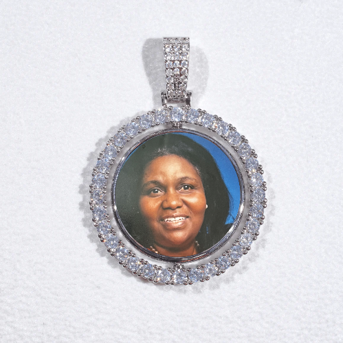3D Spinning 2-Faced Custom Picture Pendant