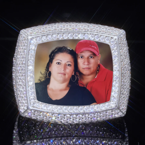 3D CUSTOM PICTURE ICED RING