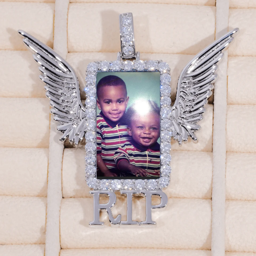 RIP WING 3D CUSTOM PICTURE PENDANT