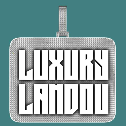 CUSTOM LETTER NECKLACE 3D BIG SQUARE