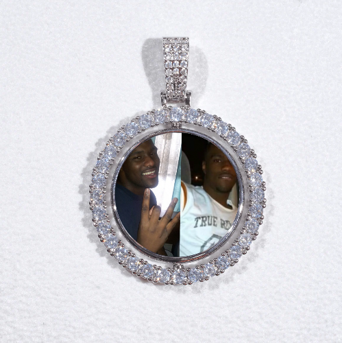 3D Spinning 2-Faced Custom Picture Pendant