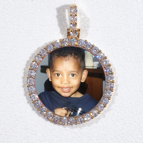 3D CIRCLE CUSTOM PICTURE PENDANT SMALL SIZE