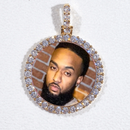 3D CIRCLE CUSTOM PICTURE PENDANT SMALL SIZE