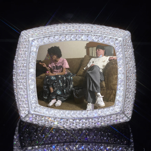 3D CUSTOM PICTURE ICED RING