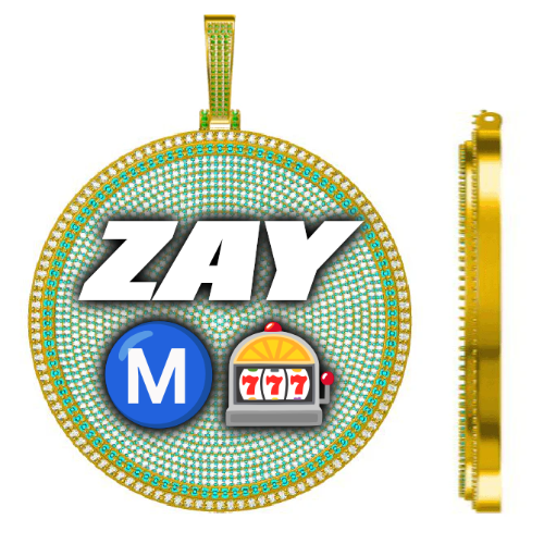 CUSTOM LETTER NECKLACE 3D BIG DISC