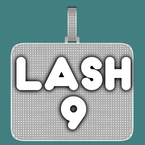 CUSTOM LETTER NECKLACE 3D BIG SQUARE