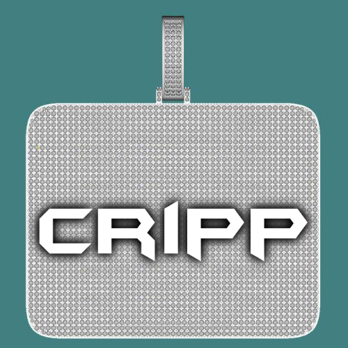 CUSTOM LETTER NECKLACE 3D BIG SQUARE