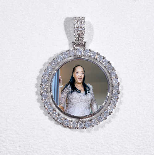 3D Spinning 2-Faced Custom Picture Pendant