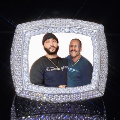 3D CUSTOM PICTURE ICED RING