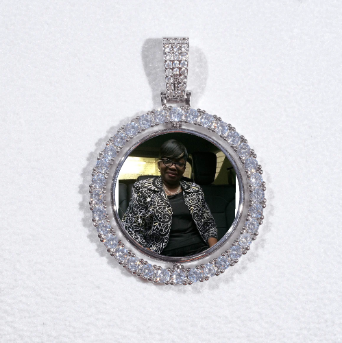 3D Spinning 2-Faced Custom Picture Pendant
