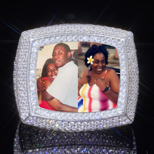 3D CUSTOM PICTURE ICED RING