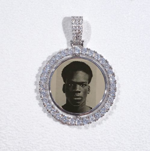 3D Spinning 2-Faced Custom Picture Pendant