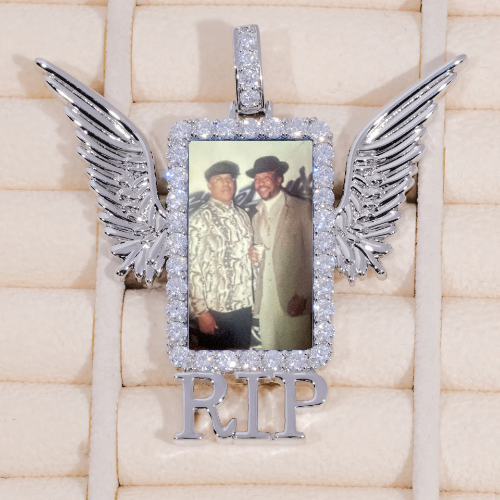 RIP WING 3D CUSTOM PICTURE PENDANT