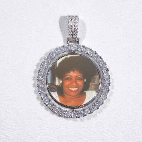 3D Spinning 2-Faced Custom Picture Pendant