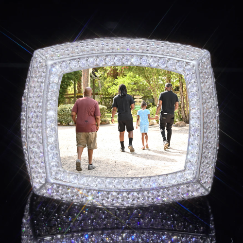 3D CUSTOM PICTURE ICED RING
