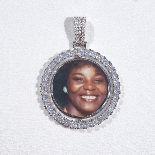 3D Spinning 2-Faced Custom Picture Pendant