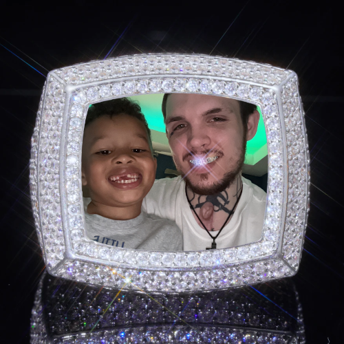 3D CUSTOM PICTURE ICED RING