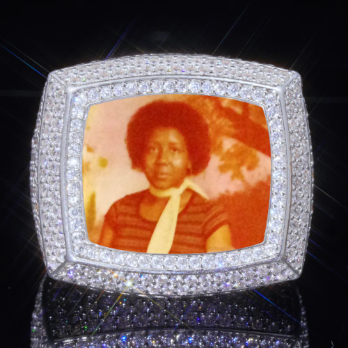 3D CUSTOM PICTURE ICED RING