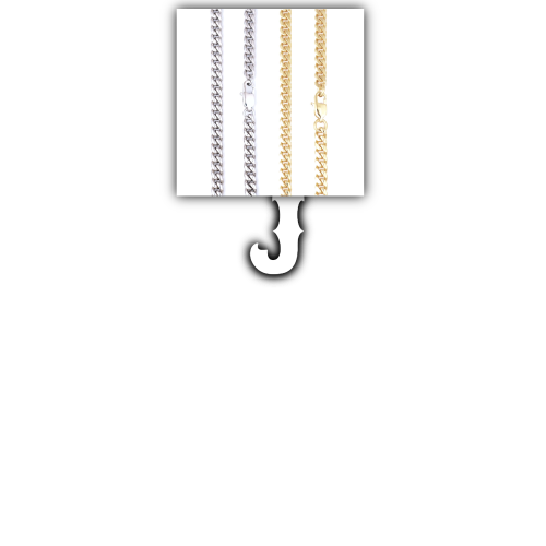 Custom Letters Freibeuter Font Necklace