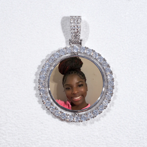3D Spinning 2-Faced Custom Picture Pendant