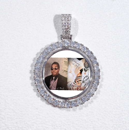 3D Spinning 2-Faced Custom Picture Pendant