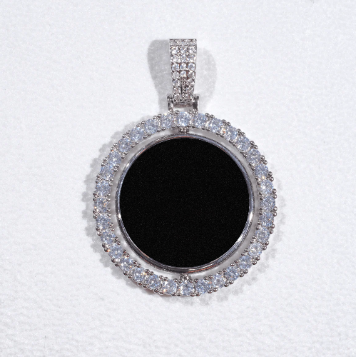 3D Spinning 2-Faced Custom Picture Pendant