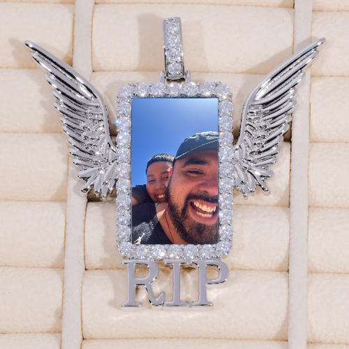 RIP WING 3D CUSTOM PICTURE PENDANT