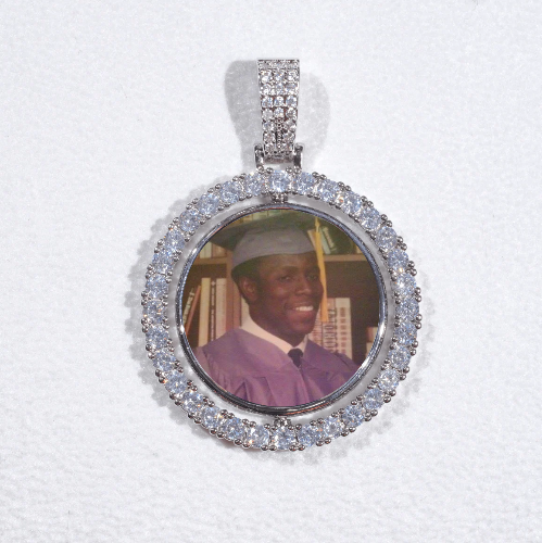 3D Spinning 2-Faced Custom Picture Pendant