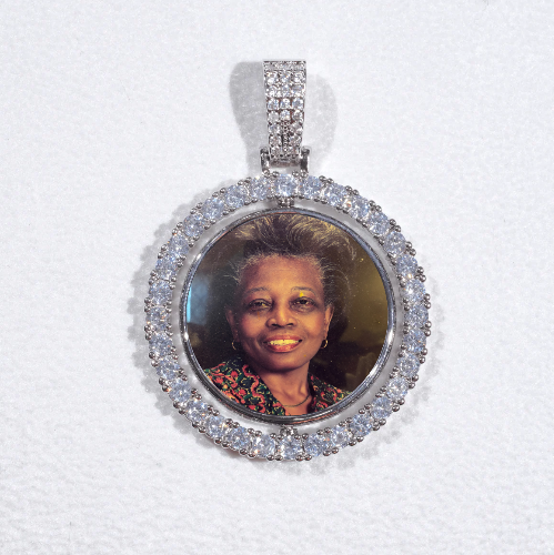 3D Spinning 2-Faced Custom Picture Pendant