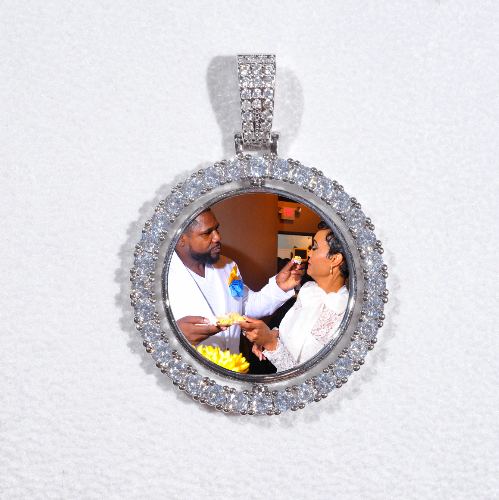 3D Spinning 2-Faced Custom Picture Pendant