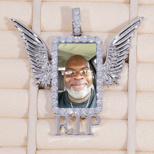 RIP WING 3D CUSTOM PICTURE PENDANT