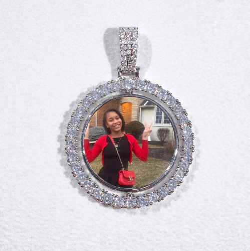 3D Spinning 2-Faced Custom Picture Pendant
