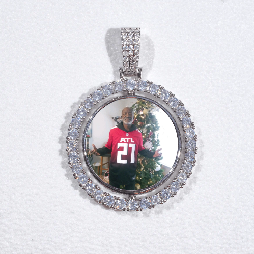 3D Spinning 2-Faced Custom Picture Pendant