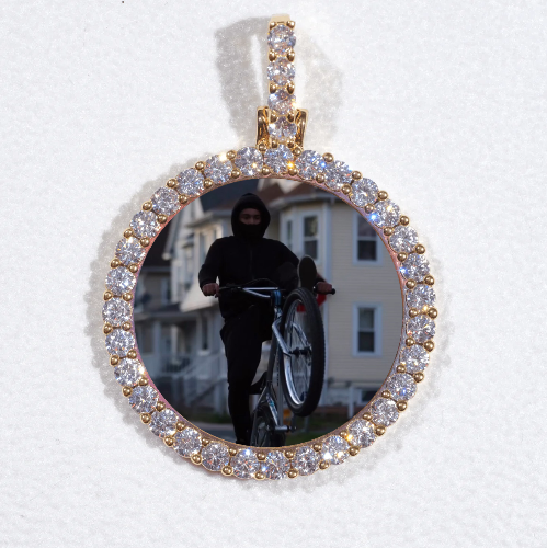 3D CIRCLE CUSTOM PICTURE PENDANT SMALL SIZE