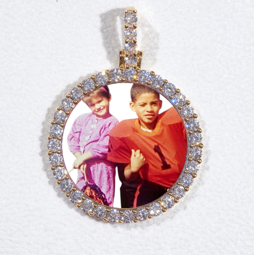 3D CIRCLE CUSTOM PICTURE PENDANT SMALL SIZE