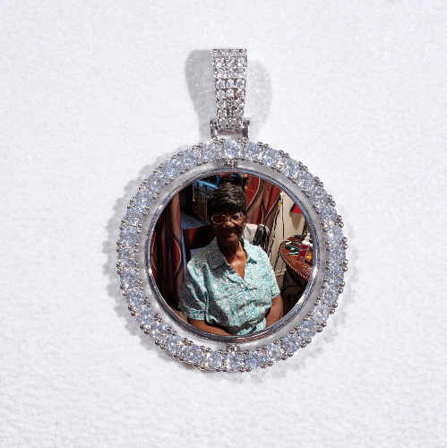 3D Spinning 2-Faced Custom Picture Pendant