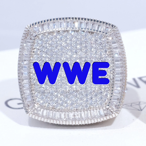 CUSTOM LETTER 3D ICED RING