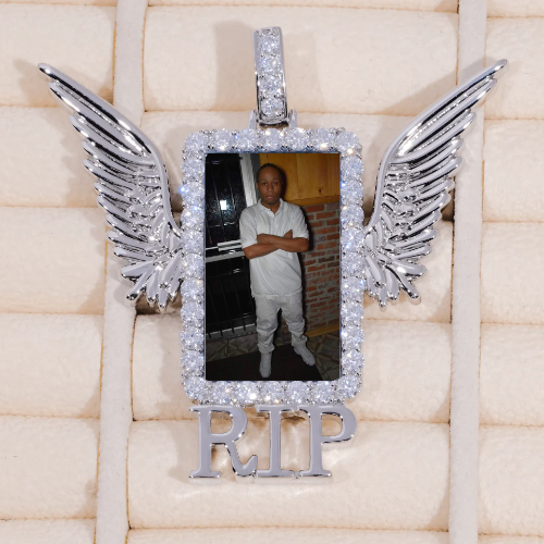 RIP WING 3D CUSTOM PICTURE PENDANT