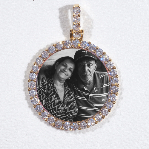 3D CIRCLE CUSTOM PICTURE PENDANT SMALL SIZE