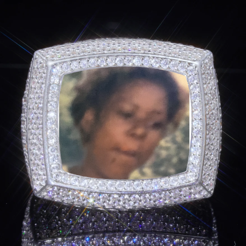 3D CUSTOM PICTURE ICED RING