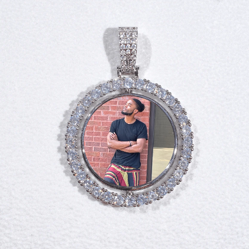 3D Spinning 2-Faced Custom Picture Pendant