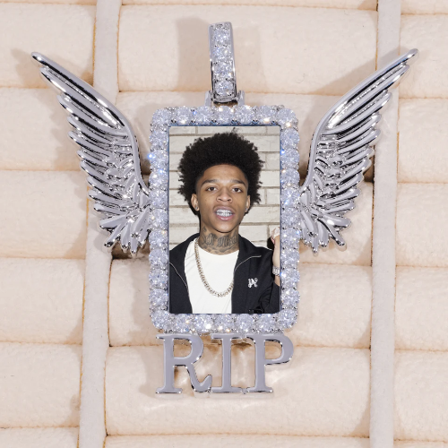 RIP WING 3D CUSTOM PICTURE PENDANT