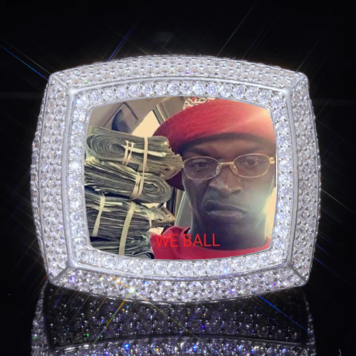 3D CUSTOM PICTURE ICED RING