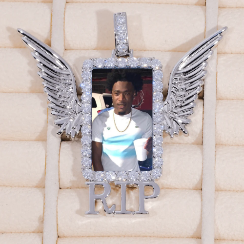 RIP WING 3D CUSTOM PICTURE PENDANT