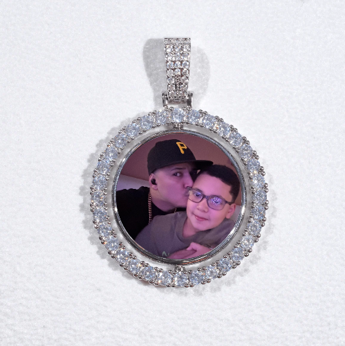 3D Spinning 2-Faced Custom Picture Pendant