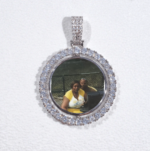 3D Spinning 2-Faced Custom Picture Pendant